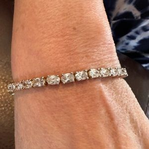 Ladies faux diamond bracelet.